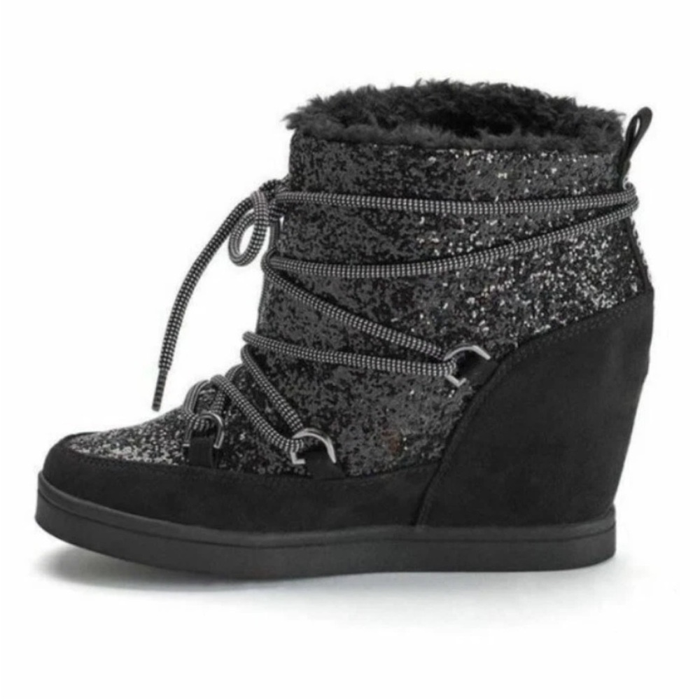Juicy Couture Mareen wedge ankle boots whimsygoth